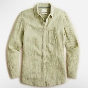 Women's J. Crew Classic-Fit Gauze Button Down Shirt